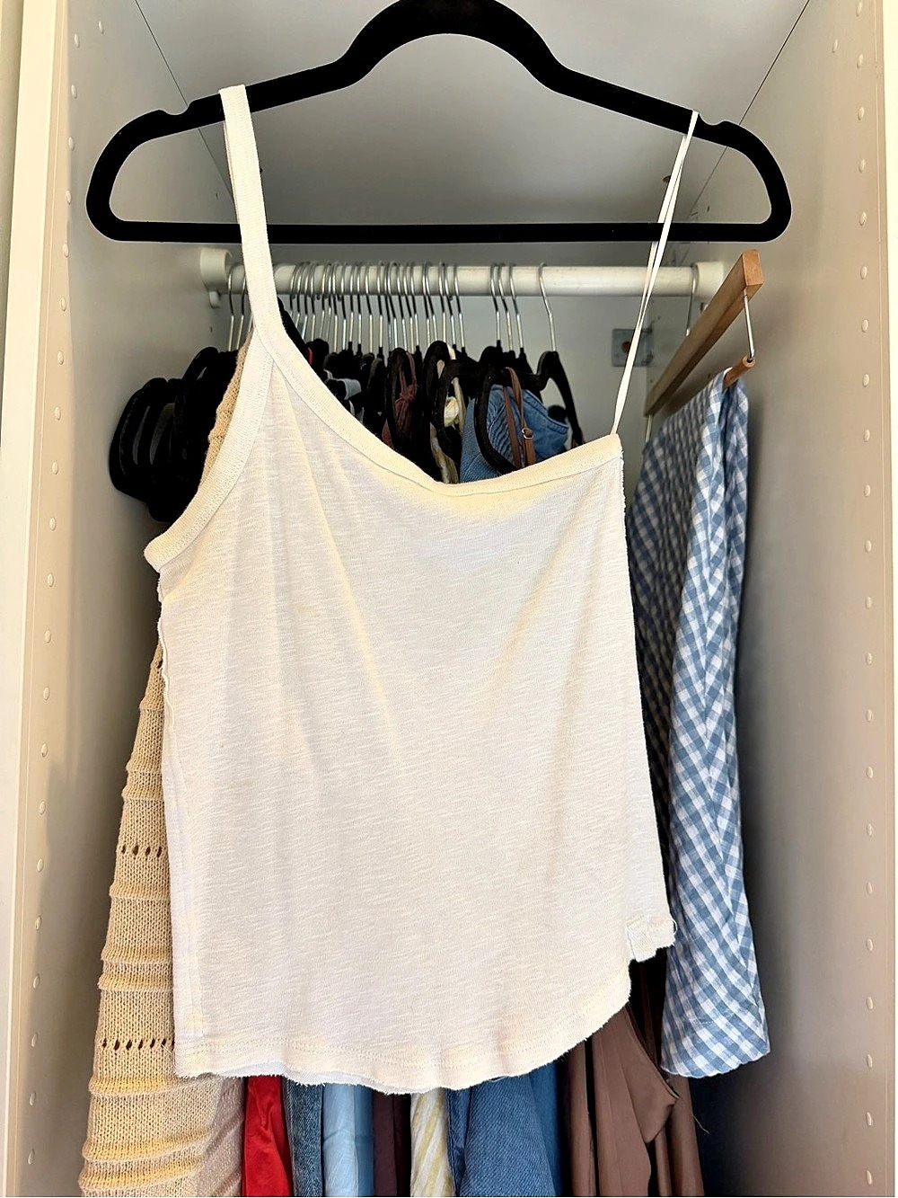 Free People Sunny One-Shoulder Tank White XS